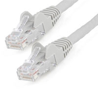 LANケーブル 1m Cat6 グレー LSZH対応　N6LPATCH1MGR　1個　StarTech.com（直送品）