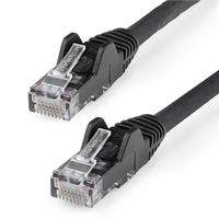 LANケーブル 5m Cat6 ブラック LSZH対応　N6LPATCH5MBK　1個　StarTech.com（直送品）