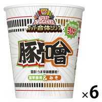 カップ麺 カップヌードル スーパー合体シリーズ 味噌＆旨辛豚骨 84g 1セット（6個） 日清食品