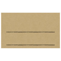 ササガワ 手書きPOP用カード 名刺サイズ クラフト 16-1753 1セット：50枚（10枚袋入×5冊袋入）（取寄品）