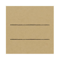 ササガワ 手書きPOP用カード スクエア型 クラフト 16-1754 1セット：50枚（10枚袋入×5冊袋入）（取寄品）