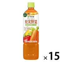 伊藤園 充実野菜 緑黄色野菜ミックス エコボトル 740g 1箱（15本入）【野菜ジュース】