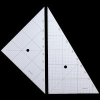 ステッドラー レイアウト用方眼三角定規　３０ｃｍ 966 30 1セット（直送品）