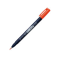 トンボ鉛筆 水性サインペン 筆之助 しっかり仕立てオレンジ WS-BH28 5本（直送品）