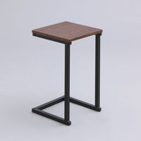 アイリスオーヤマ サイドテーブル (ローテーブル) 幅29×奥行29×高さ52.2cm ミニテーブル ブラウンオーク/ブラック SDT-29 １個