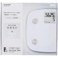 体重計 体組成計 エレコム デジタル 50g単位 28cm対応 バックライト HCS-FS01 エレコム