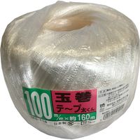 玉巻テープ 太くん 100×160m 白 MS116 宮島化学工業（直送品）