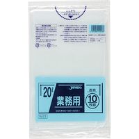 ジャパックス 業務用ポリ袋　20L10枚　透明　厚み0.025ｍｍ　 TM23 60冊（600枚）