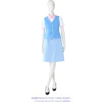 ヤギコーポレーション ユニレディ セミフレアスカート ブルー H91481