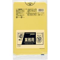 ジャパックス 業務用ポリ袋　45L10枚　黄色　厚み0.04ｍｍ CY46 1セット（400枚）