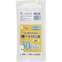 ジャパックス コンパクトプロジェクト 30L　透明　厚み0.022ｍｍ PR-3C 1セット（600枚：10枚×60冊）