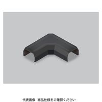 マサル工業 ニュー・エフモール付属品 マガリ 1号 ブラック SFMM1W 1セット(55個)（直送品）