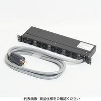 アメリカン電機 コンセントバー8個口 1U用 HKC2910PT 1個（直送品）