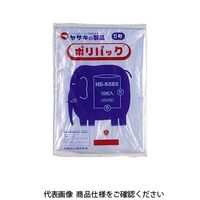 矢崎化工 ヤザキ ポリ袋 ポリパック 5号 40冊 透明 HE-6585 ケース 1ケース（400枚）（直送品）