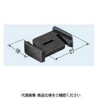 未来工業 インテリアダクト用　ケーブルクリップ DCC-4 1セット(100個)（直送品）