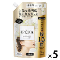 フレアフレグランス IROKA イロカ ネイキッドリリーの香り 詰替 特大 710mL 1セット（5個） 柔軟剤 花王