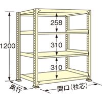 扶桑金属工業 中量ラック WG1209M04T（直送品）