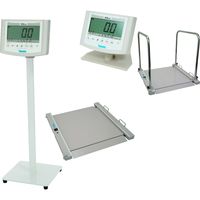 ヤマト バリアフリー体重計（検定品） シルバー 24-7266-00 大和製衡（直送品）