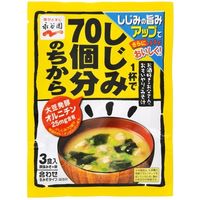 永谷園 1杯でしじみ70個分のちから みそ汁 58.8g×10 2841627 1ケース（10入）（直送品）