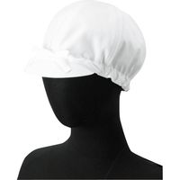 セブンユニフォーム ナノ作業帽 ホワイト フリー AW0715-0 5点（直送品）
