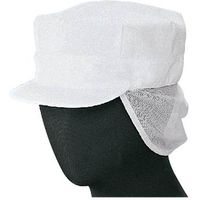 セブンユニフォーム 制菌八角帽 ホワイト フリー AW0718-0 5点（直送品）
