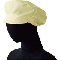 セブンユニフォーム 制菌帽子 ライトイエロー フリー JW4654-5 5点（直送品）