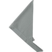 セブンユニフォーム ループ付三角巾 ホワイト×ブラック フリー JY4729-9 5点（直送品）