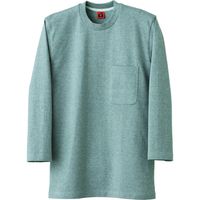セブンユニフォーム Tシャツ・兼・七分 グレー SS QU7361-8 3点（直送品）