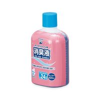 新輝合成 ポータブルトイレ用消臭液 石けんの香り 400mL 24本入 7-5373-11 1箱（直送品）