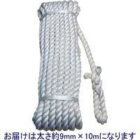 クレモナSトラックロープ 約9mm×10m TR 910KM 1セット（5本） まつうら工業（直送品）