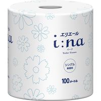大王製紙 エリエールi:na（イーナ）トイレットティシューシングル100ｍ個包装・無香料 823200 1箱