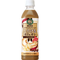 サントリー ボス とろけるカフェオレ ペット 500ml×24 3522777 1ケース（24入） サントリーフーズ（直送品）