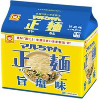 マルちゃん マルちゃん正麺旨塩 5食パック 112g×5×6 5161811 1ケース（6入） 東洋水産（直送品）