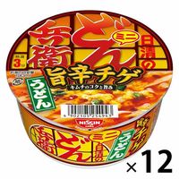 日清食品　日清のどん兵衛　旨辛チゲうどんミニ　1ケース（12食入）