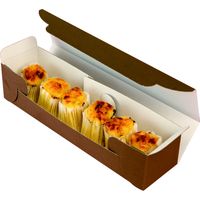 ヤマニパッケージ ジョイフルガトーブラウン 20-299 1ケース（100：50枚全面包装）（直送品）