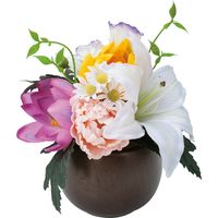 横浜ディスプレイミュージアム 花器付き仏花セット ミックス