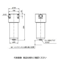 アズビル マイクロフローセンサ適合 フィルタラインアップ MFF200NAG00210250 1個（直送品）