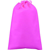 不織布巾着（小） ピンク SW1726014-19 1セット（200個）（直送品）