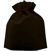 不織布巾着 チョコレート SW2528-36 1セット（100個）（直送品）
