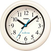 CASIO（カシオ計算機） アナログ 掛け置き兼用時計 防湿・防塵 ホワイト IQ-180W-7JF 1個（取寄品）