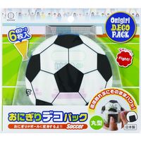 おにぎりデコパック丸型（サッカーボール）60枚 KK-130 小久保工業所（直送品）