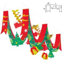 アルファ クリスマスツリープリーツ2連ペナント TA5-0299（直送品）