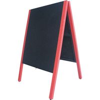 光 赤枠スタンド黒板マーカー・チョーク兼用 MCBD81-1（直送品）
