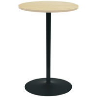 MaD 3.14 ハイテーブル 丸型 直径600×高さ1000mm ナチュラル 1台 カフェテーブル メラミン樹脂天板 1本脚タイプ