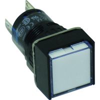 IDEC φ16正角形照光押しボタンスイッチ AL6Q-M14JW 1個 128-3737（直送品）