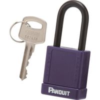 パンドウイットコーポレーション（PANDUIT） パンドウイット ロックアウト用非電導性パドロック 紫 PSL-8PU 814-6554（直送品）