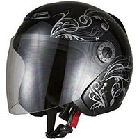 BRC グラフィックジェットヘルメット ブラック A225M 721102（直送品）