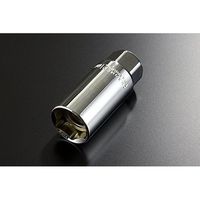 バイクパーツセンター Moto tools 3/8 マグネット付きプラグソケット 21mm クロームメッキ 975069（直送品）