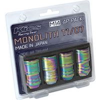 協永産業（KYO-EI） 貫通ナット Kics MONOLITH T1/07 M14XP1.5 Neochro 4pcs ネオクロ MN04N-4P（直送品）