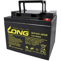 ロング 産業用鉛蓄電池 12V-40Ah SER38-12/HC38-12/LC-XC1238AJ/互換 電動車系 WP40-12NE（直送品）